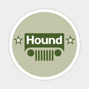 Hound (light background) Magnet